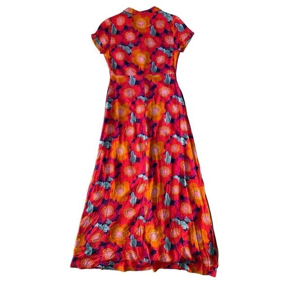 FEVER London Heritage Karina Maxi Dress Size US 4 - Picture 6 of 13